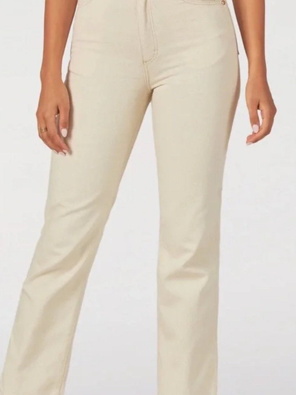 Wrangler Wild Western 603 Straight-Leg Jeans in Cream